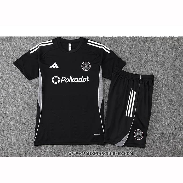 Chandal del Inter Miami 25-26 Manga Corta Negro - Pantalon Corto